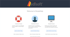 Desktop Screenshot of help.edisoft.com